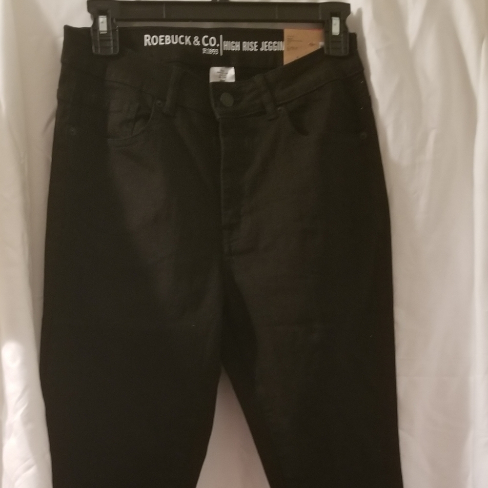 Black high rise jeggings